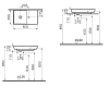 Раковина накладная VitrA T4 4459B003-0937 белый