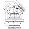 Акриловая ванна Riho Winnipeg B0100110055 белый