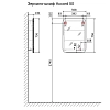 Зеркальный шкаф Laparet Accord Acc.03.50/ W белый