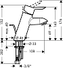 Смеситель для ванны с душем Hansgrohe 31742000/31701000 хром