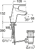 Смеситель для раковины Roca Malva 5A303BC00