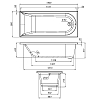 Каркас для ванны Am.Pm Spirit W72A-180-080W-R2