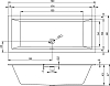 Акриловая ванна Riho Rething Cubic 190x80 R B108022005, заполнение через перелив