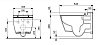 Инсталляция TECE Base K440403.WC2 с безободковым унитазом TECEone с кнопкой смыва TECEnow, черный глянцевый