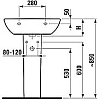 Пьедестал для раковины Laufen Pro 8.1995.0.000.000.1