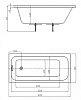 Акриловая ванна Azario Bella AV.0020150 белый