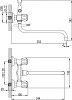 Смеситель для ванны с душем Iddis Classic 27014E1K, хром