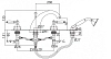Смеситель для ванны с душем Cezares Nostalgia NOSTALGIA-BVD-01-Bi хром