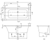 Акриловая ванна Villeroy & Boch Architectura UBA178ARA2V-01 белый