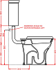 Бачок для унитаза ArtCeram Civitas CIC007 03 00 нижний подвод