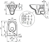 Инсталляция Ideal Standard ProSys 2.0 с унитазом Stworki Стокгольм R046367/63428/R0121A6 Clean On DPL EO slim 63428, крышка микролифт, клавиша черная