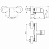 Смеситель для биде Ideal Standard Ceraplan BD250XG черный