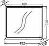 Зеркало Jacob Delafon Vivienne 80 EB1597-N18, белый