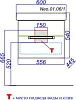 Тумба под раковину Aqwella Нео Neo.01.06/1 556 см белая