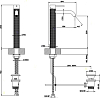 Смеситель для раковины Gessi 316 Cesello 54403#239, steel brushed