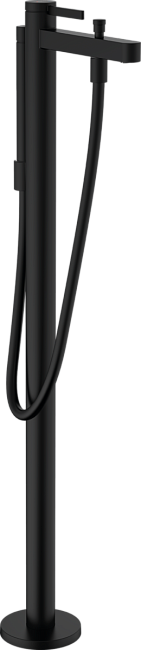 Напольный смеситель для ванны Hansgrohe Finoris 76445670, матовый чёрный