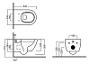 Подвесной безободковый (Rimless) унитаз Hatria Fusion Y1CC01 (Y1V101), крышка микролифт, белый