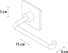 Держатель туалетной бумаги Fixsen Square FX-93110 хром