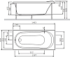 Акриловая ванна Am.Pm Joy 150х70 W85A-150-070W-A