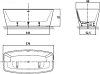 Акриловая ванна Jacuzzi Esprit 170x80 9443815A