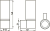 Стакан Emco System 2 3520 001 00