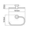 Полотенцедержатель WasserKRAFT Donau K-9400 K-9460 хром