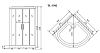 Кабина душевая Timo Lux TL-1502