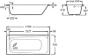 Стальная ванна Roca Body Plus 170x75 237950000