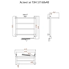 Полотенцесушитель электрический Тругор Аспект серия 1 Аспект1/элТЭН6040П хром