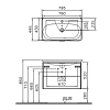 Тумба под раковину VitrA Nest 56441 белый