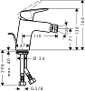 Смеситель для биде Hansgrohe Logis 71205000, хром