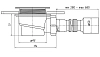Сифон для душевого поддона Aquanet 259367
