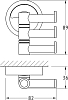 Крючок FBS Ellea ELL 047 поворотный