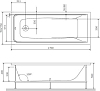 Акриловая ванна Am.Pm Gem 170x70 W90A-170-070W-A1, белый