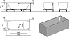 Акриловая ванна Kolpa San Elektra 170х75 5260000
