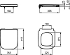 Крышка-сиденье Ideal Standard I.Life S T473701 с микролифтом, белый