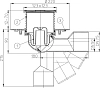 Трап Hutterer&Lechner HL80.1 с поворотным выпуском