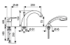 Смеситель для ванны с душем Emmevi Luxor 70120RCR хром