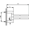 Полотенцедержатель Cisal System SY09021021 хром