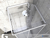 Передняя стенка душевой кабины 90x90 Ido Showerama 10-5 Comfort 558.210.00.1 матовый хром + прозрачное стекло