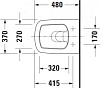 Подвесной унитаз Duravit DuraStyle 2539090000