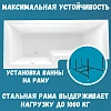 Акриловая ванна 1MarKa Linea 01лин16585пкп белый