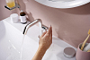 Смеситель для раковины Hansgrohe Tecturis S 73320000, Fine 110 CoolStart EcoSmart с клапаном push-open, хром