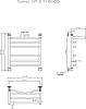 Полотенцесушитель водяной Тругор Лотос НП 2 П 60*50 (ЛЦ28)
