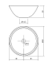 Раковина накладная Antonio Lupi Servotondo Servotondo белый