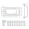 Стальная ванна Koller Pool Universal 160х70 B60HAH00E белый