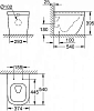 Приставной унитаз Grohe Euro Ceramic 39339000 безободковый