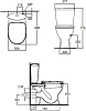 Унитаз-компакт Ideal Standard Oceane Junior W903801 с функцией биде