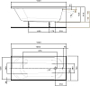 Акриловая ванна KOLO Opal Plus XWP1260101