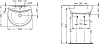 Раковина 60 см Ideal Standard Skanitet W404401